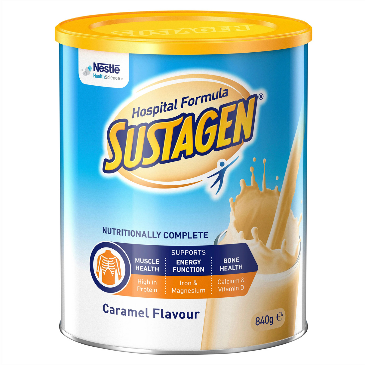 Nestle Sustagen Nutritionally Complete Caramel Flavour 840g