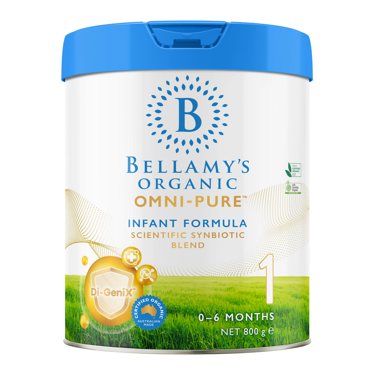Bellamy's Organic Step 1 Omni-Pure Infant Formula 800g