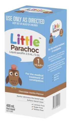 Little Parachoc 1 Year+ Chocolate Vanilla Flavour 400mL Oral Liquid (EXP: 01/07/2026)