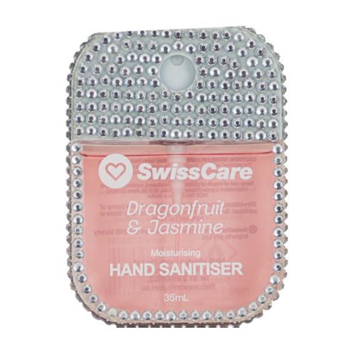 SwissCare Diamond Liquid Hand Sanitizer Spray 35mL - Dragonfruit & Jasmine