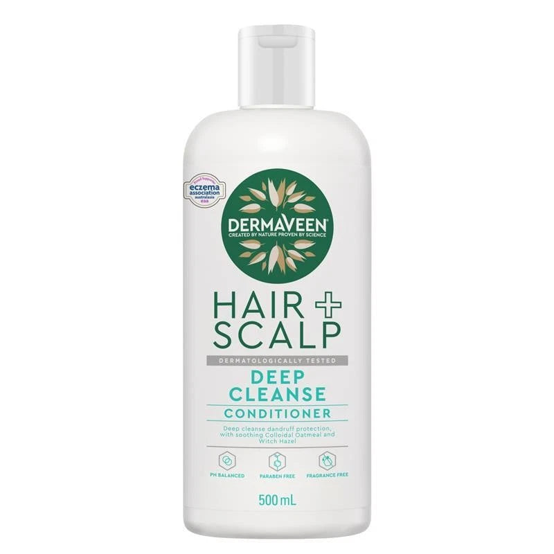 DermaVeen Hair + Scalp Deep Cleanse Conditioner 500mL (EXP: 01/07/2026)