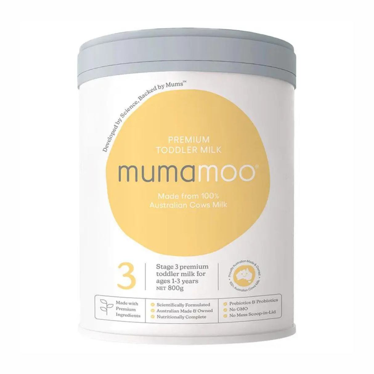 Mumamoo Premium Toddler Milk Stage 3 (1-3yrs) 800g (EXP: 21/10/2026)