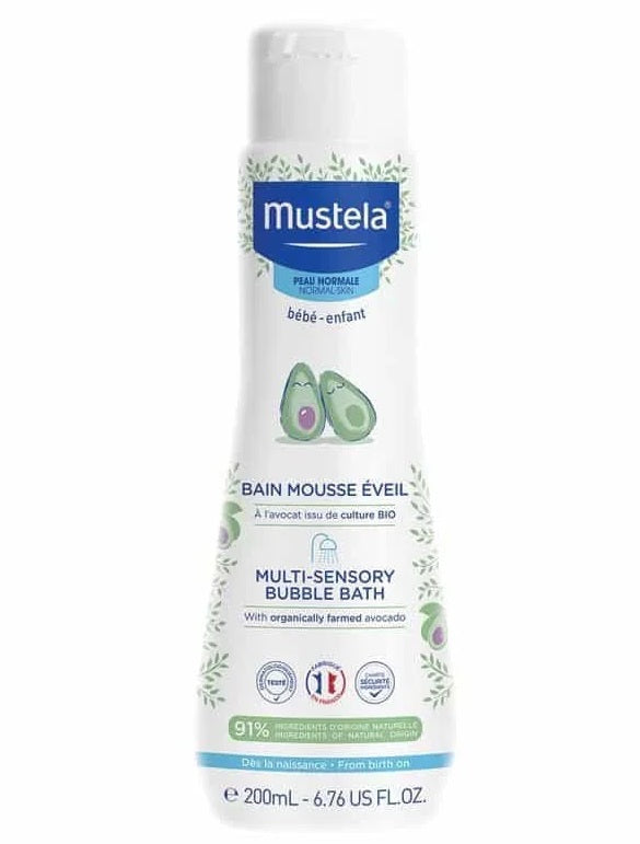 Mustela Baby Multi-Sensory Bubble Bath with Avocado 200mL