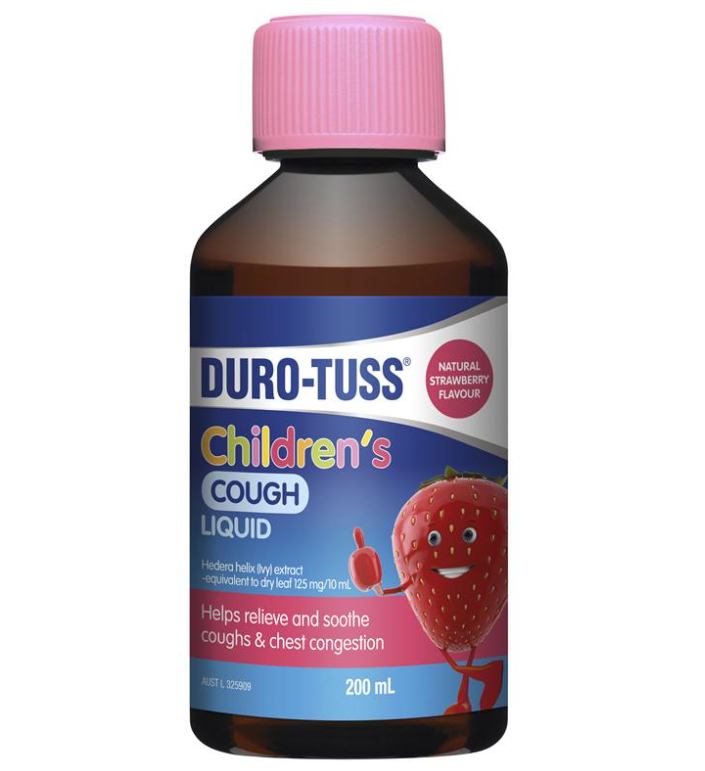 Duro-Tuss Child Cough Strawberry 200mL (EXP: 01/11/2026)