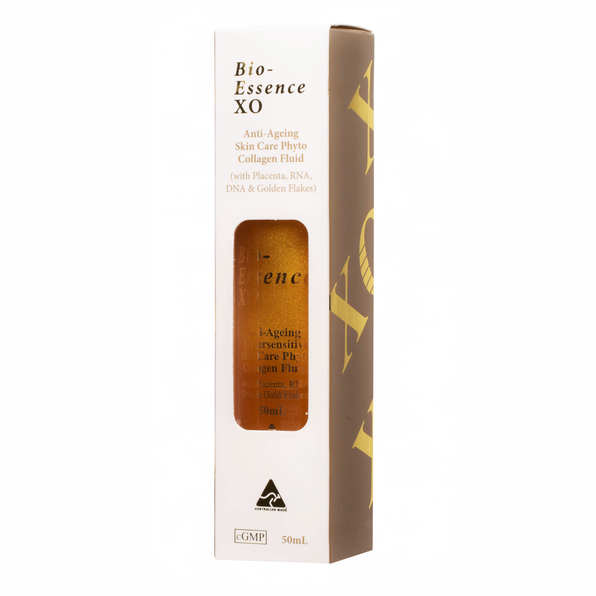 Nature's Care-Bio Essence XO Anti-ageing Collagen Fluid with Placenta & Gold Flakes 50mL