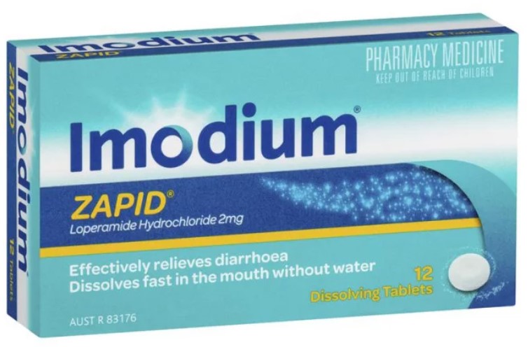 Imodium Zapid Diarrhoea Relief 12 Tablets (S2)