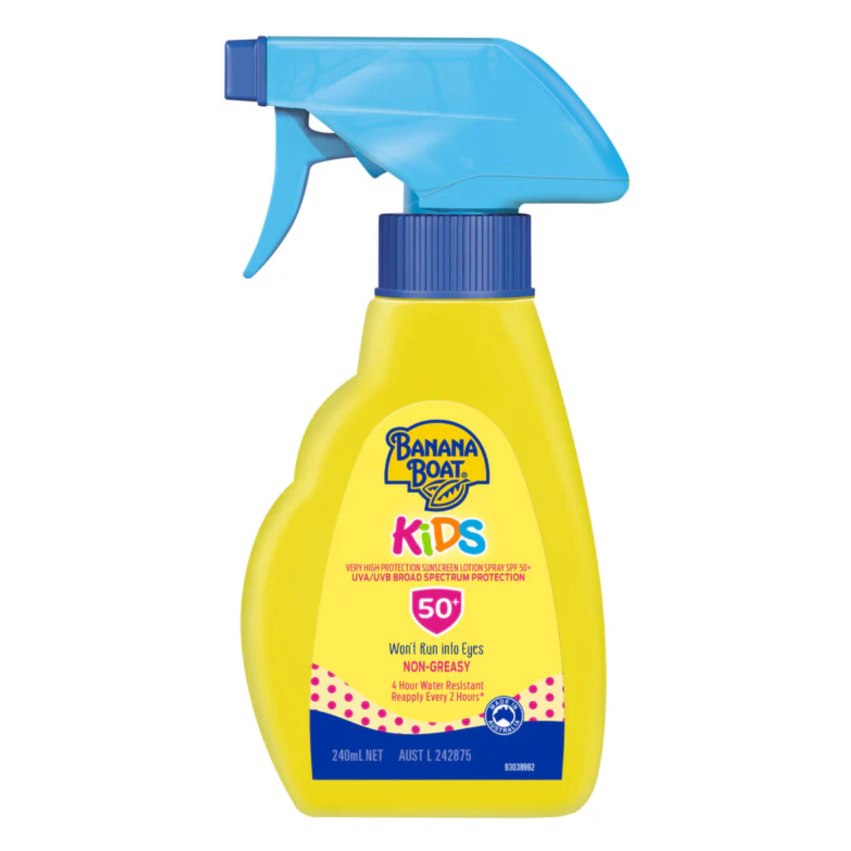 Banana Boat Kids SPF50+ Trigger Pack 240ml