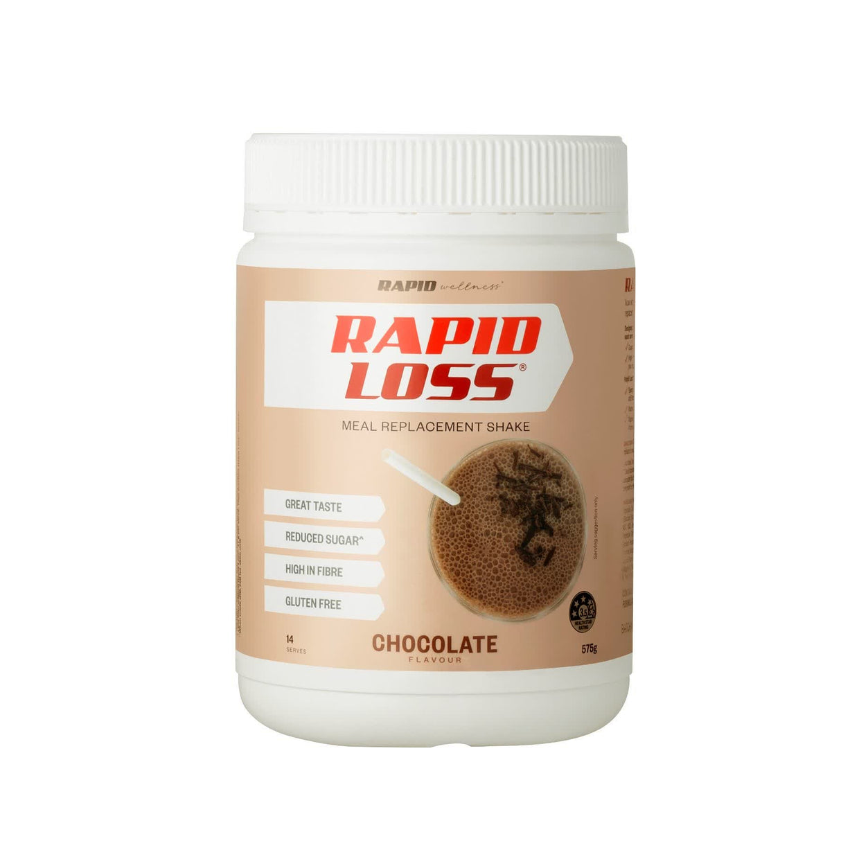 Rapid Loss Meal Replacement Shake Chocolate 575g