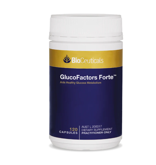 BioCeuticals Glucofactors Forte 120 Capsules