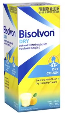 Bisolvon Dry Cough Liquid 200mL (S2)