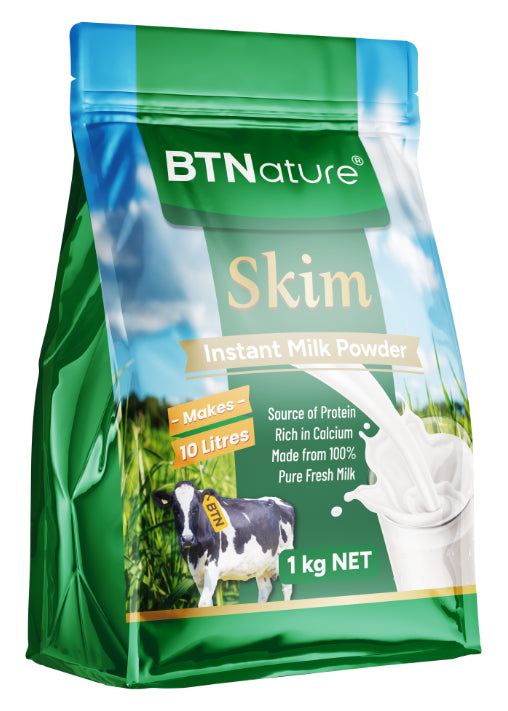 BTNature Skim Instant Milk Powder (Bag) 1kg