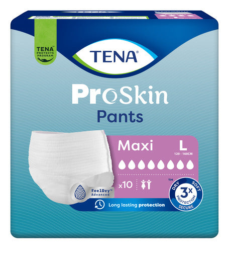 Tena Proskin Pants Maxi L 10 Pack