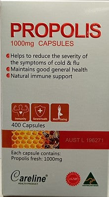 Careline Propolis 1000mg 400 Capsules