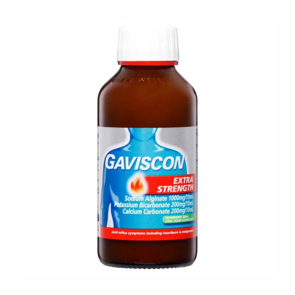 Gaviscon Extra Strength Oral Liquid Suspension Peppermint 300mL