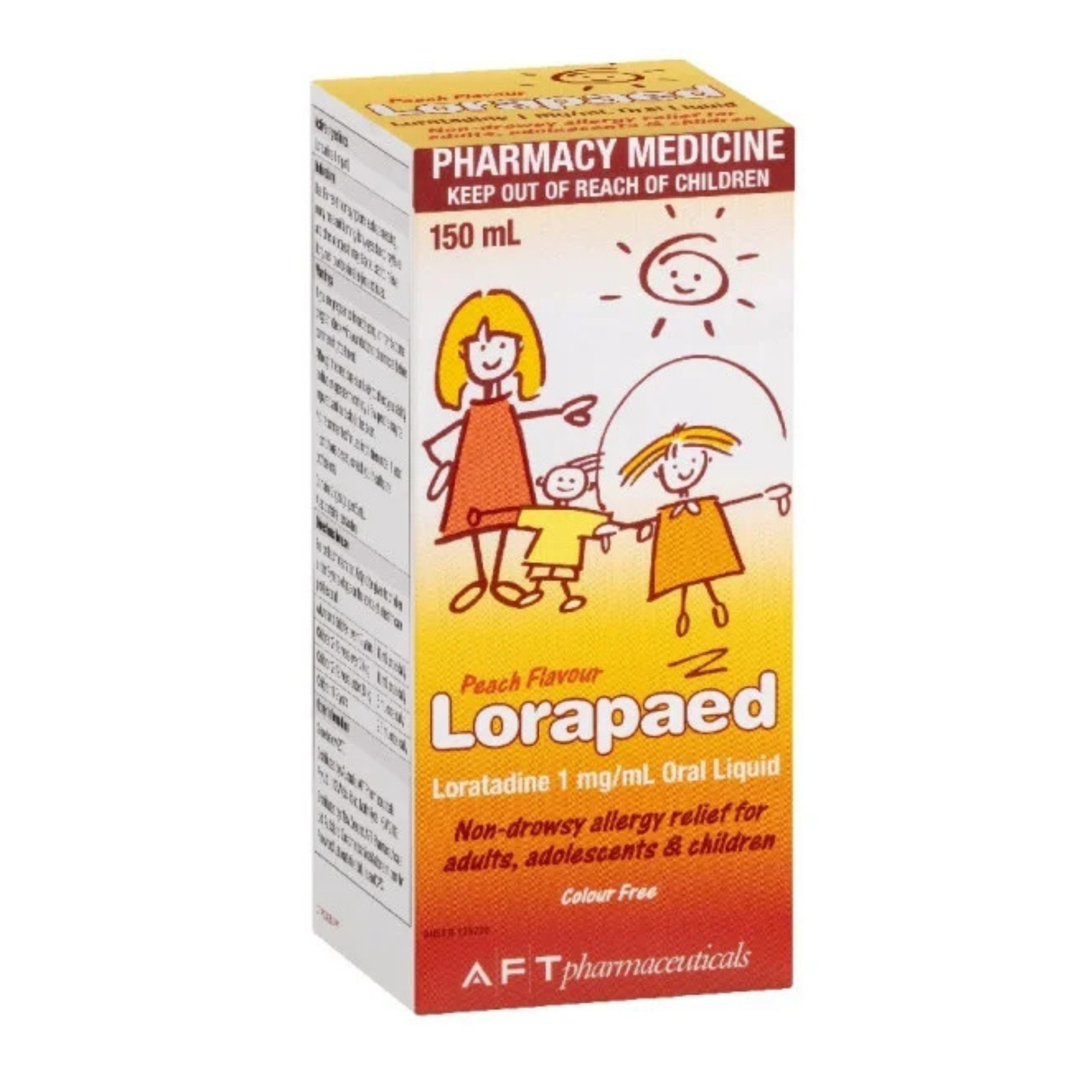 Lorapaed Syrup Peach 150mL (S2) (EXP: 01/08/2026)