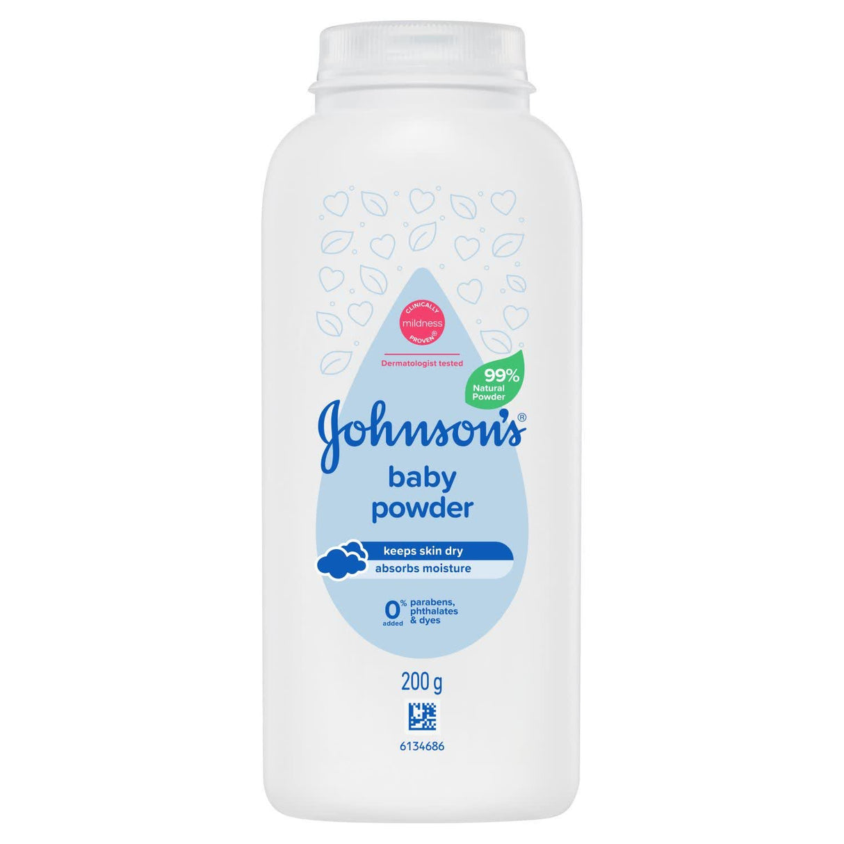 Johnson's Baby Corn Starch Powder 200g
