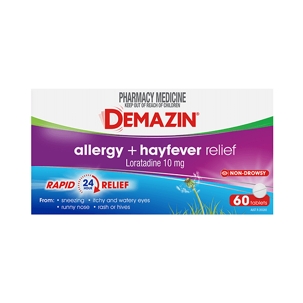 Demazin Allergy & Hayfever 60 Tablets