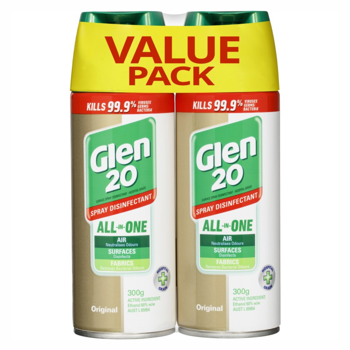 Dettol Glen 20 Original Scent 300g X 2 Value Pack