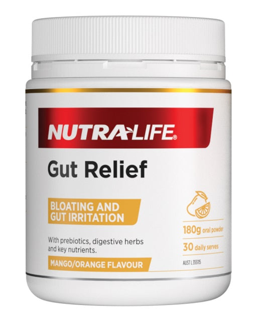 Nutralife Gut Relief Mango Orange 180g