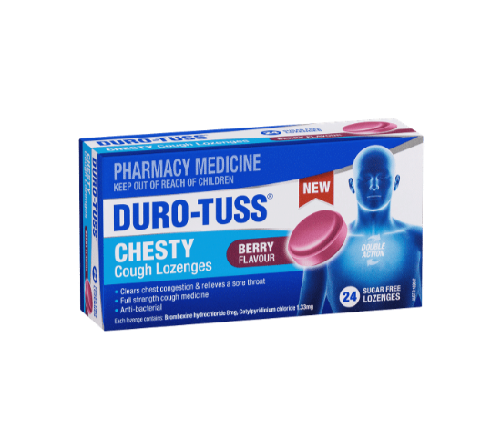 Duro-Tuss Chesty Cough Lozenges Berry 24