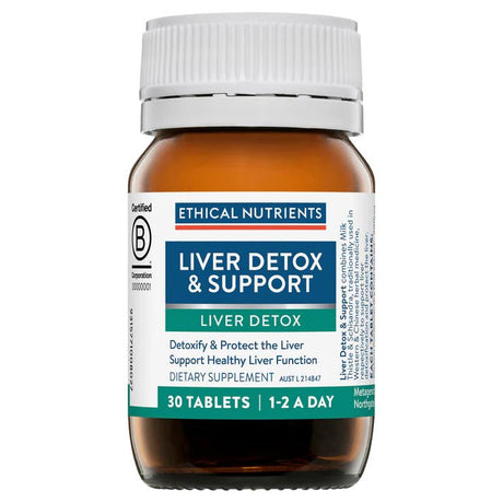 Ethical Nutrients Liver Detox & Support 30 Tablets - RPP ONLINE