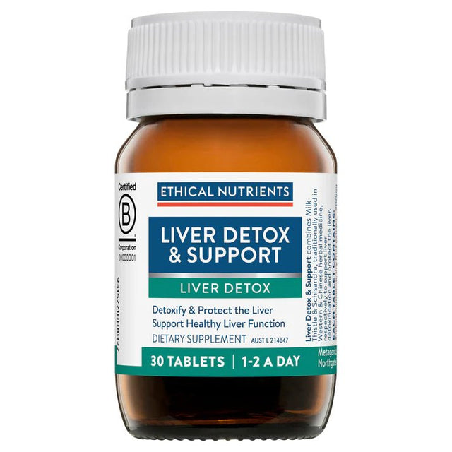 Ethical Nutrients Liver Detox & Support 30 Tablets - RPP ONLINE