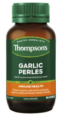 Thompson's Garlic Perles 180 Capsules