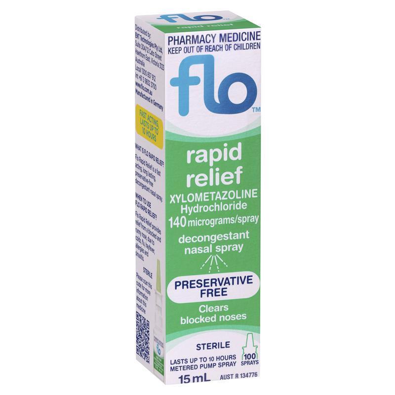 Flo Rapid Relief Nasal Decongestant 15ml