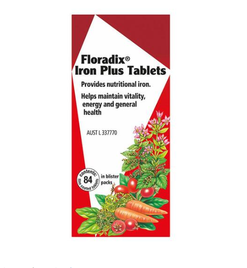 Floradix Iron Plus 84 Tablets