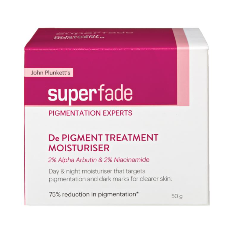 John Plunkett's SuperFade De Pigment Moisturiser 50g