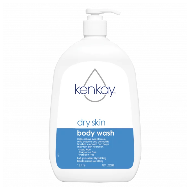 Kenkay Dry Skin Body Wash Pump 1L