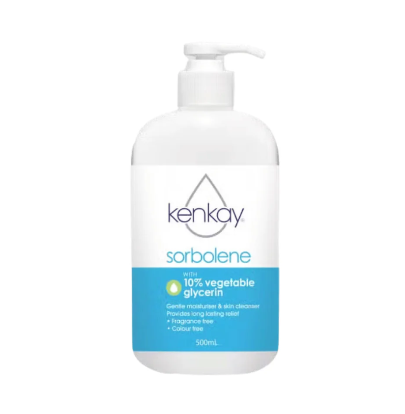 Kenkay Sorbolene Cream 10% Vegetable Glycerin Pump 500ml