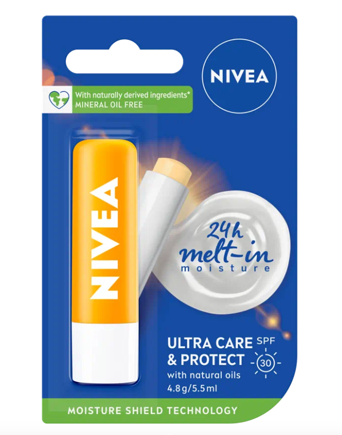 Nivea Lip Balm Ultra Care and Protect SPF 30 4.8g
