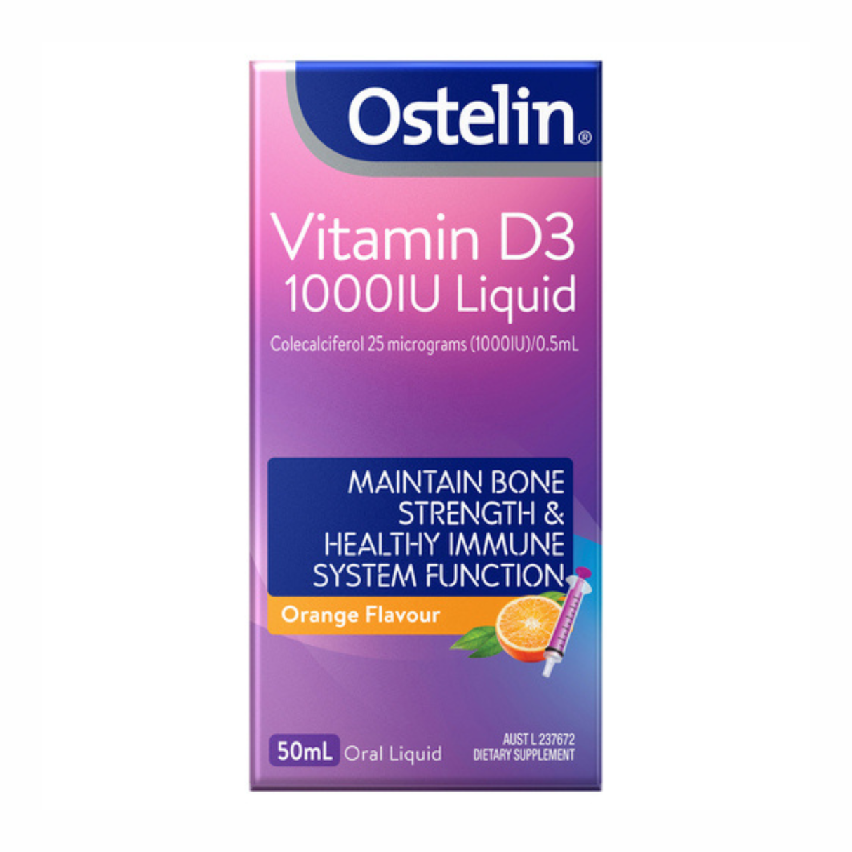 Ostelin Vitamin D3 1000IU Liquid 50mL