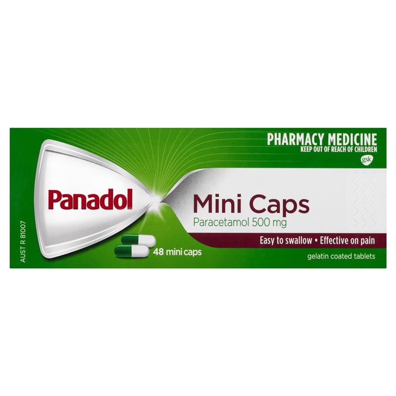 Panadol Mini Caps 48 Pack (S2)