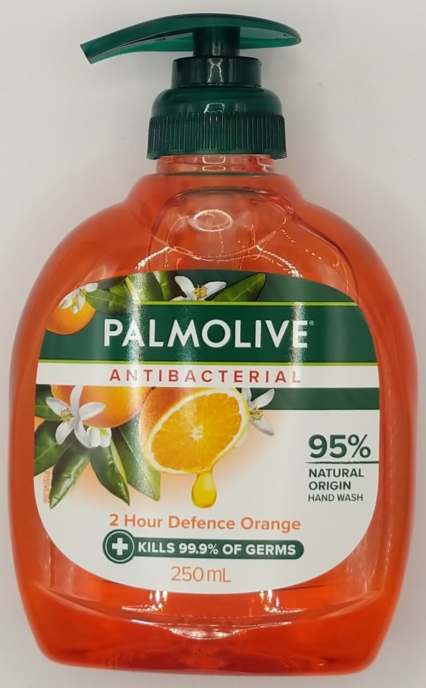 Palmolive Softwash Antibacterial Defence Orange Pump 250mL