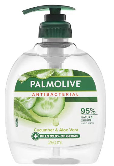 Palmolive Softwash Antibacterial Cucumber & Aloe Vera Pump 250mL
