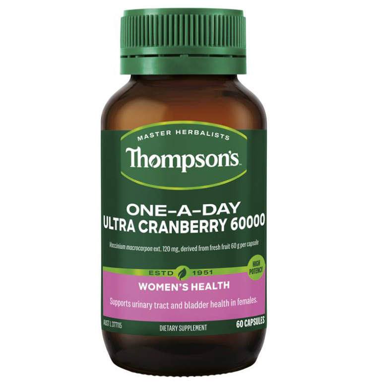 Thompsons One-A-Day Ultra Cranberry 60000 60 Capsules
