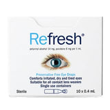 Allergan Refresh Preservative Free Eye Drops 10 X 0.4ml